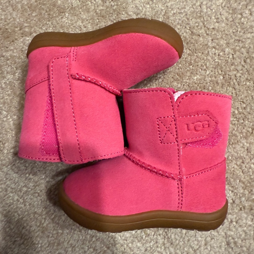 UGG kids toddler hot pink keelan boots size 4